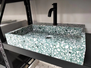 Интегрированный искусственный камень Quartz Vanity Top для фермерского дома