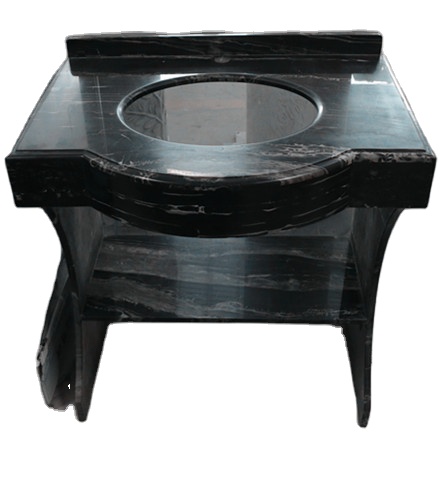 черная столешница Granite Vanity Top для ванной комнаты